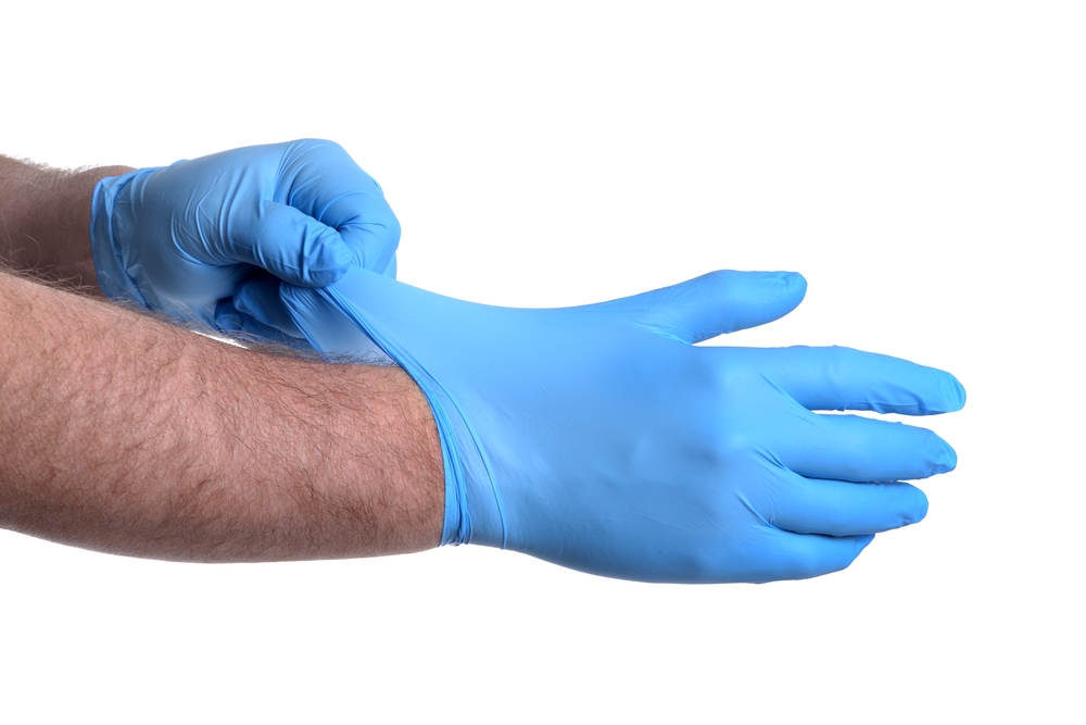 How to beat off with latex gloves