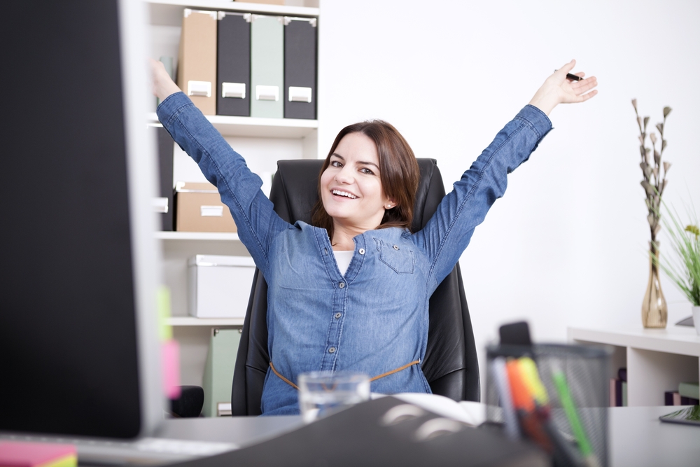5 Desk Yoga Poses For Office Workers